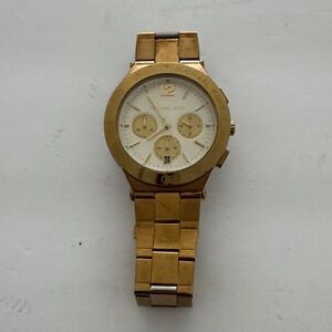 Michael Kors Gold Watch with Cream Dial